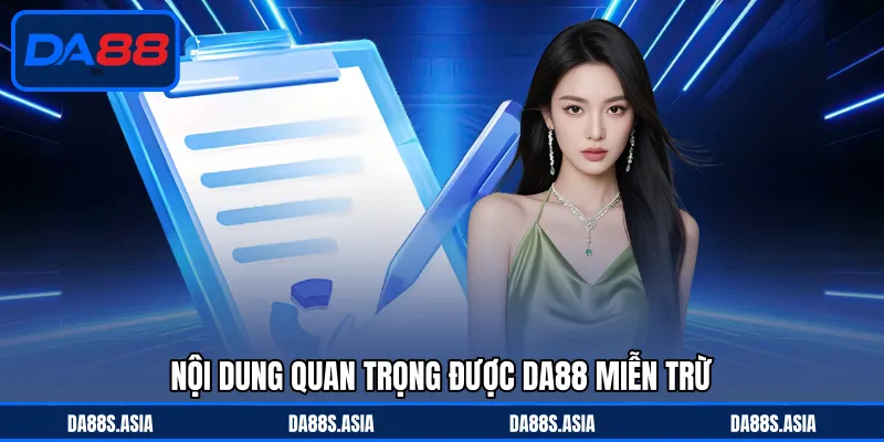 Miễn Trừ Trách Nhiệm - Trường Hợp Nhà Cái DA88 Không Liên Quan - win153.casa